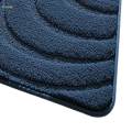 Rug Wear Resistant Anti Slip Washable Bath Carpet Door Mat for 40cmx60cm Blue.