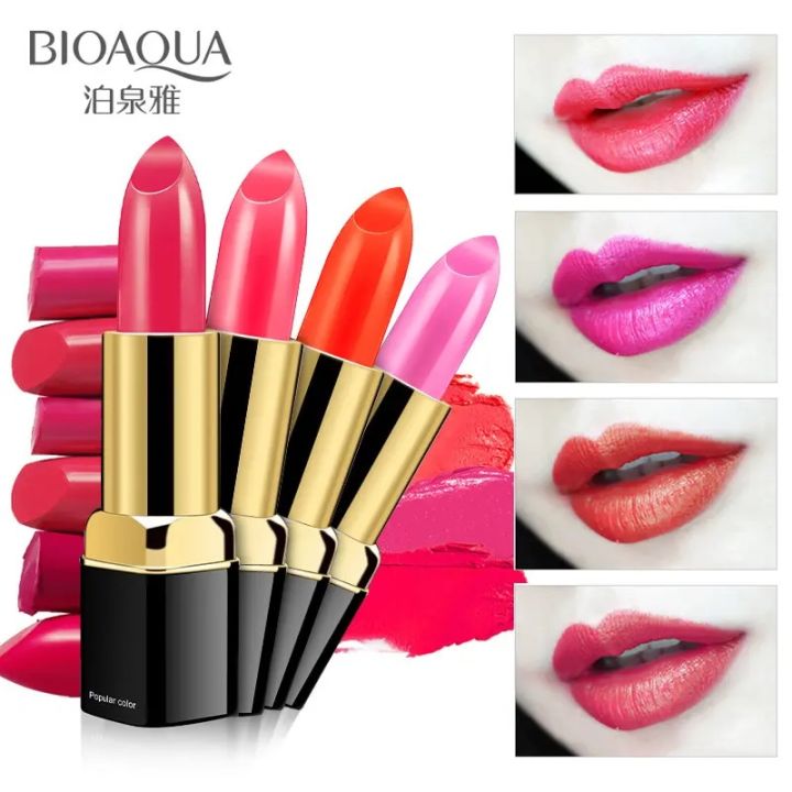 BIOAQUA Waterproof lipstick Long Lasting Nude makeup lipstick- 3.8g