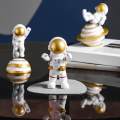 3Pcs PVC Astronaut Statue Spaceman Figurine Action Figure for Shelf Bedroom Kids Gift. 