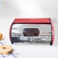 Bread Bin Metal Bread Box for Kitchen Counter Bread Holder Container for Farmhouse Entrance. 