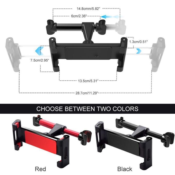 Car%20Seat%20Headrest%20Phone%20Mount,Universal%20Tablet%20Holder%20for%20Car%20Backseat%20Adjustable%20360%C2%B0%20Rotation%20for%204.7-13%20Inch%20Tablet%20Cellphone%20-%20Image%204