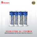 Doublepow AA Size 1.2V 1200mAh Ni-MH Rechargeable Battery with 1200 Cycle (Pack of 4) (No Battery Charger Included). 