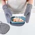 Non-slip Oven gloves Versatile Anti-burn Silicone gloves Heat resistant High temperature resistant Kitchen tools for Cooking. 