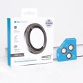 iPhone 16/16plus/16pro/16pro max Kuzoom Tempered Glass Metal Ring Camera Lens Protector Film. 