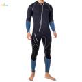 3mm Neoprene Wetsuit Front Zipper Wet Suit , Stretch Waterproof Swimming Full Suit Surfing Thermal Scuba Diving Suit for Water Sports , XXL. 