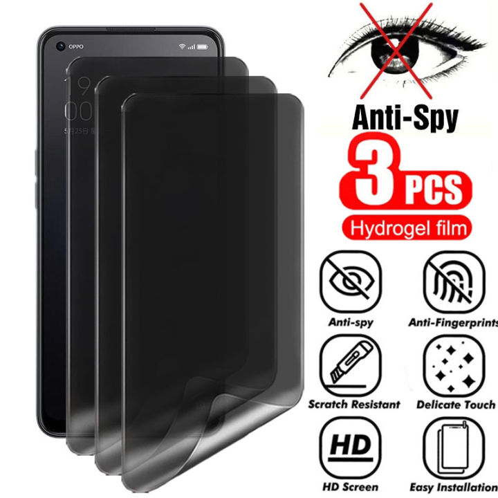 X3 Pr X4 F3X5 Pro Hydrogel Film for 3pcs Cover Privacy For Xiaomi POCO F5 F4 GTo X3 Nfc M3 M4 Pro M5S M4 Screen Protector