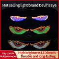 【Quality】 2Pcs USB Dynamic Big Devil Eyes Light Cars, Programmable Flexible Window Screen LED Display For Car, Animated Car Truck Eye. 