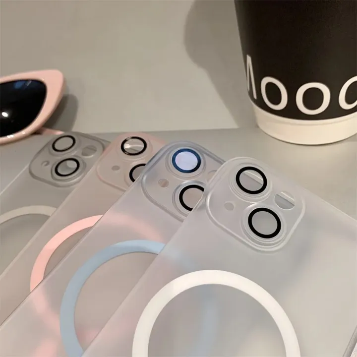 HOCE%20Transparent%20Frameless%20Magnetic%20Phone%20Cases%20For%20iPhone%2017%2016%2015%2014%2013%2012%20Pro%20Max%2014%2015%2016%20Plus%2017%20Air%20MagSafe%20Case%20Ultra%20Thin%20Matte%20Frosted%20Hard%20PC%20Cover%20-%20Image%206