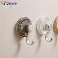 Strong Load-bearing Suction Hook Transparent Heavy-duty Suction Cup Hooks for Bathroom Kitchen Removable Wall Hooks for Towels Robes More Light Luxury Design Multi-purpose Suction Cup Hanger.