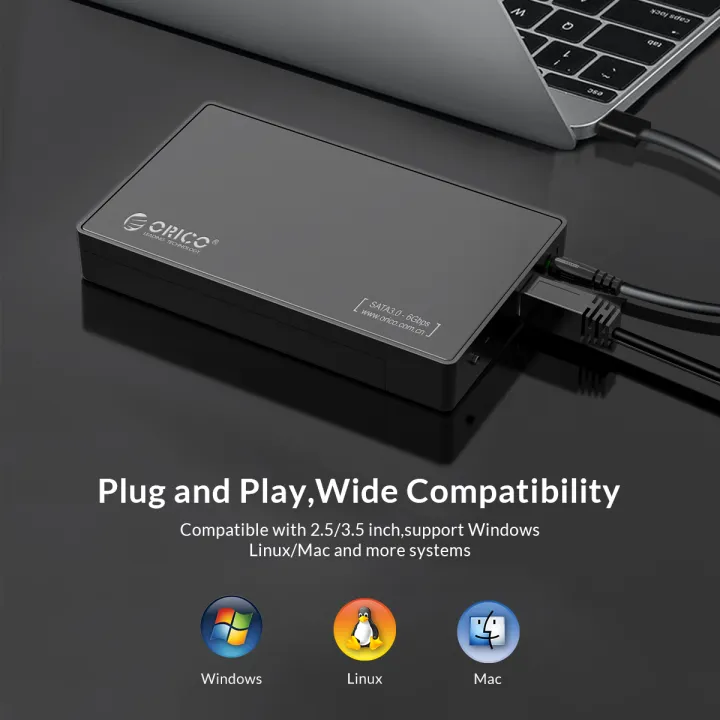 ORICO%203588US3-V1%203.5%20Inch%20HDD%20Case%20External%20Hard%20Drive%20Enclosure%20SATA%20to%20USB%203.0%205Gbps%20HDD%20Box%20for%202.5%203.5%20SSD%20Black%20Disk%20Case%20Tool-free%20-%20Image%203