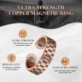 Classic Finger Ring Vintage Magnetic Copper Ring Healthy Set Women Custom Engagement Wedding Men Adjustable Copper Rings.