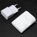 2X Wifi Ethernet USB Printe Server Adapter Auto Queue Connect Over Wifi&100M Lan for USB Printer Laptop Pc EU Plug. 
