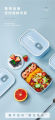 304 stainless steel lunch box student canteen single layer portable lunch box office worker lunch portable lunch box. 
