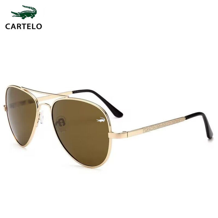 brand CARTELO crocodile Sunglasses Men Polarized Fashion