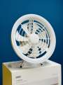 JISULIFE FA17 Rechargeable Fan with LED Ceiling Fan with Long Tripod Stand-. 