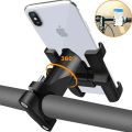 C1 Motorcycle & Bicycle Mobile Phone Holder 360 Degree Rotating Aluminum Alloy Adjustable Mobile Holder Phone Mount - bike holder.