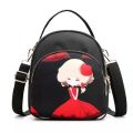 Trendy Stylish Fashion Printing Mini Backpack for Women, Large Capacity Nylon Rucksack Multilayer Crossbody & Shoulder School Bags For Girls, Waterproof Travel Ladies Bags. 