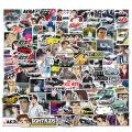 100 Anime Initial D Cartoon Stickers Graffiti Skateboard Luggage Laptop Mobile Phone Case Waterproof Decorative Stickers for Kids Toys. 