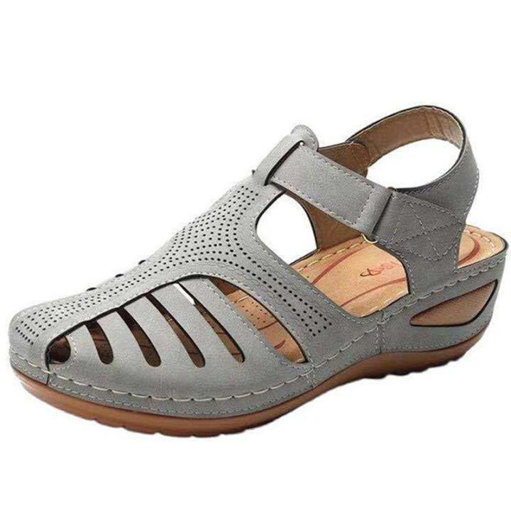 Women%20Orthopedic%20Sandals%20Comfy%20Closed%20Toe%20Mules%20Summer%20Slippers%20Flat%20Shoes%20New%20-%20Image%207