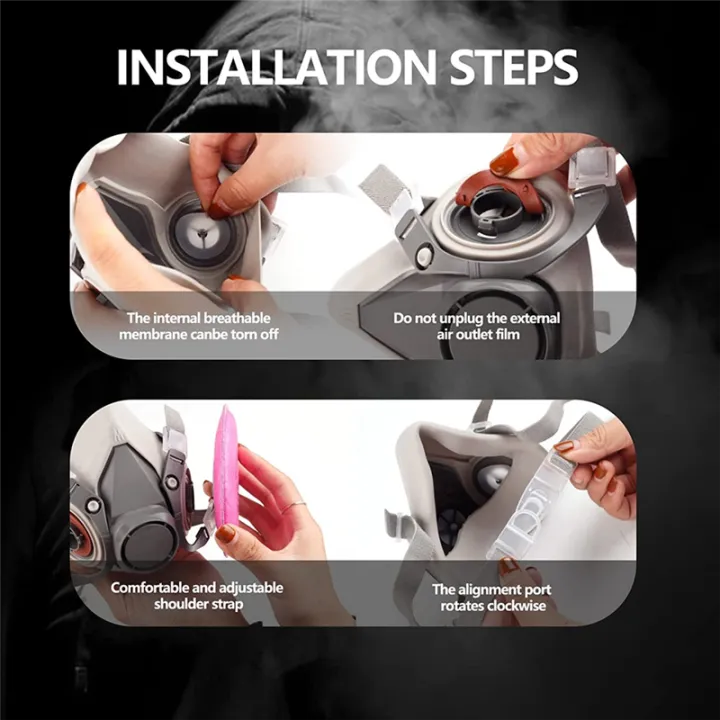 10PCS%202097%20P100%20Particulate%20Filter%20Compatible%20with%202097,Installed%20on%20P100%20Filter%20Retainer%20Replacement%20for%206000%206200%207000%20-%20Image%207