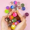 2 Pcs Small Bouncy Balls for Kids, 1 inch Rubber Bouncy Balls Bulk Small Rubber Balls Mini Bouncing Ball 25mm Assorted High Bounce Rubber Ball for Birthday Party.