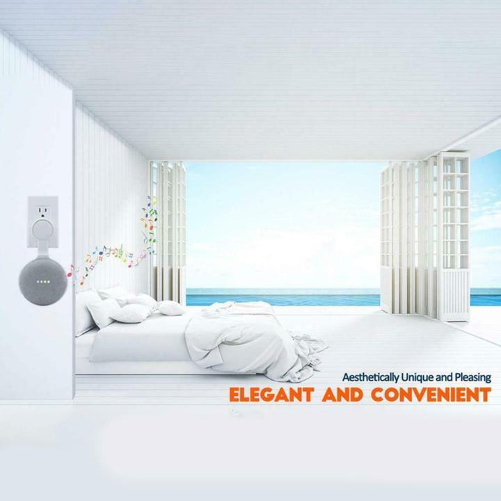 Outlet%20Wall%20Mount%20Holder%20Cord%20Bracket%20For%20Google%20Home%20Mini%20Voice%20Assistant%20Plug%20In%20Kitchen%20Bedroom%20Audio%20Stand%20-%20Image%203