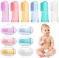 Silicone Baby Finger Tooth Brush with Box For Kids - Transparent.