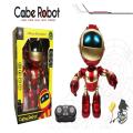 RC Robot Remote Control Rechargeable Ironman Figure Robot Toy 4 Function Electric Superhero Robot with Music Dance Light.