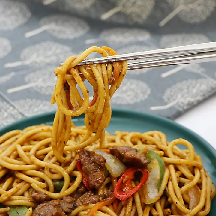 Stainless%20Steel%20Chopsticks%20Reusable%20Silver%20Lightweight%20304%20Metal%20Chopsticks%20Dishwasher%20Safe%20-%205%20Pairs%20(Silver)%20-%20Image%203
