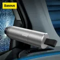 Baseus Car Safety Hammer Auto Emergency Glass Window Breaker Seat Belt Cutter Life-Saving Escape Car Emergency Tool. 