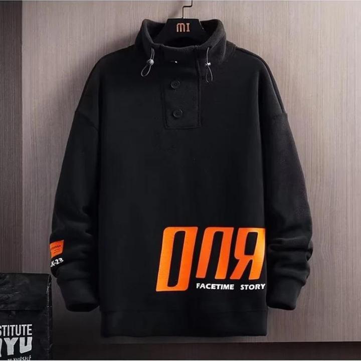 Printed Comfort Style with Full Sleeve High Neck T-Shirt For Men - Comfort for Everyday Wear