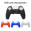 2X for PS5 Game Controller Silicone Protective Cover for PS5 Non-Slip Handle Cover(Black). 