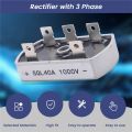Rectifier with 3 Phase 40A 1000V Diode Bridge SQL40A. 
