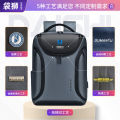 Cross-border business backpack men's cool cross-border multifunctional backpack waterproof travel computer bag for college students. 