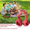 SODO MH-5 Wireless Headphones Speakers 2 in 1 HiFi Stereo Bluetooth-compatible 5.0 Over-Ear Headphones with Mic Support TF/FM. 