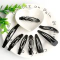12Pcs/set Black Geometric Hair Clip BB Hairpins Barrettes Styling Tools Fashion Women Girls Hair Accessories Headwear Headdress.