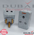 3 pin round plug,15 amp(1pcs) Multi Plug 15A 3-Pin Universal Socket Conversion Heavy Duty .. 
