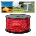 Camping 30M 6mm Reflective Tent Rope Guylines, Easy to Identify AT Night for Backpacking and Water.