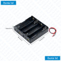 18650 3.7V Battery Holder Storage Box Container Power Bank Case Cases 1X 2X 3X 4X 1 2 3 4 Slot DIY Batteries Clip With Wire Lead Pin.