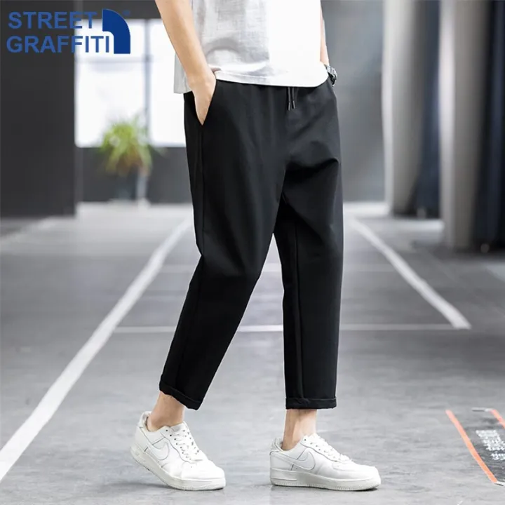 Men's%20Summer%20Spring%20Casual%20Fashion%20Quick%20Dry%20Breathable%20Solid%20color%20Pants%20Male%20Lightweight%20Street%20Fitness%20Joggers%20Trousers%20-%20Image%203