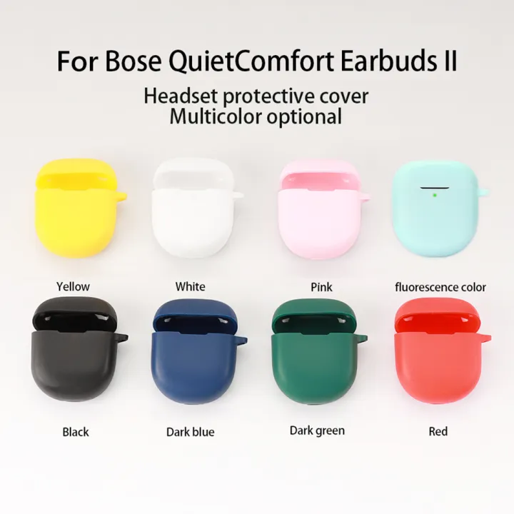 Silicone%20Case%20For%20Bose%20QuietComfort%20Earbuds%20II%20Bluetooth%20Earphone%20Case%20Sleeve%20Headset%20Protective%20Cover%20for%20BOSE%20QC%20Earbuds%202%20-%20Image%204
