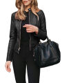 Leather Jacket Suit for Women. 