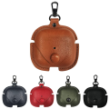 Leather Protective Airpod Pro Case Cover Shockproof with Loss Prevention Clip for Apple AirPods Pro Wireless Charging Case. 