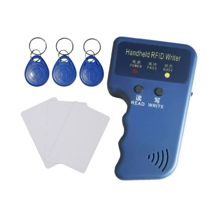 125KHz Card Reader Writer for RFID Copier with 3 Key Fobs | Daraz.com.bd
