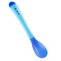 Baby Temperature Spoon Fork Anti-Scald Newborn Soft Feeding Silicone Tableware Set. 