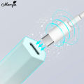 Monja White Mini Portable Nail Quick Drying Lamp Handheld UV Adhesive Glue Lamp USB Charging Nail Flashlight DIY Makeup Tools.