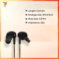 KZ HD9 Earphones HiFi Sport Earbuds Copper Earhook ear Headphones. 