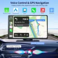9 Wireless CarPlay Android Auto Dash Cam 4K ADAS Rear Cam AUX Bluetooth Audio BT Phone Call Airplay Miracast Dashboard Car DVR. 