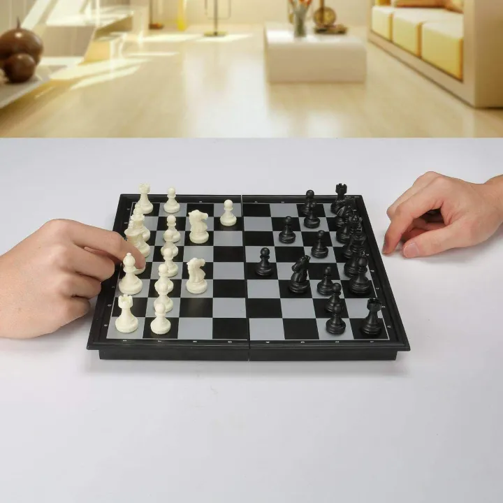 Magnetic%20Chess%2012.5%20Inch%20Black%20&%20White%20Guti%20-%20Image%202