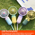 Handheld Mini Fans USB Rechargeable Small Electric Fan Student Pocket Portable Fan Mini Portable Air Conditioner. 